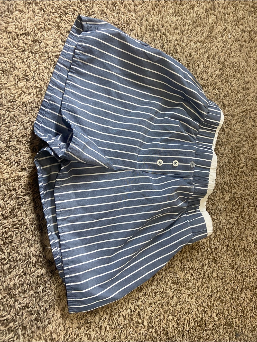 art class Blue and White Striped Skirt